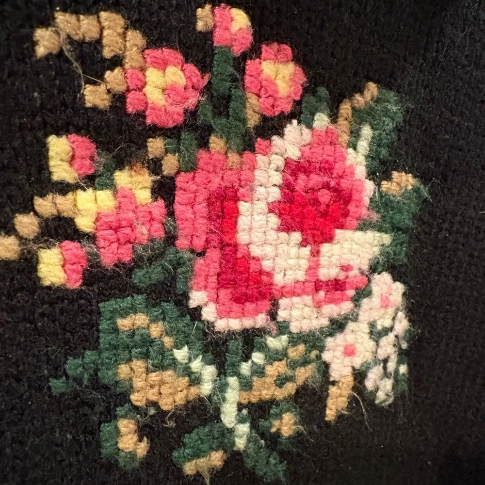 Vintage Worthington Patchwork Sweater - Picture 4 of 4